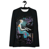 Marigold Magic Rash Guard on mannequin.